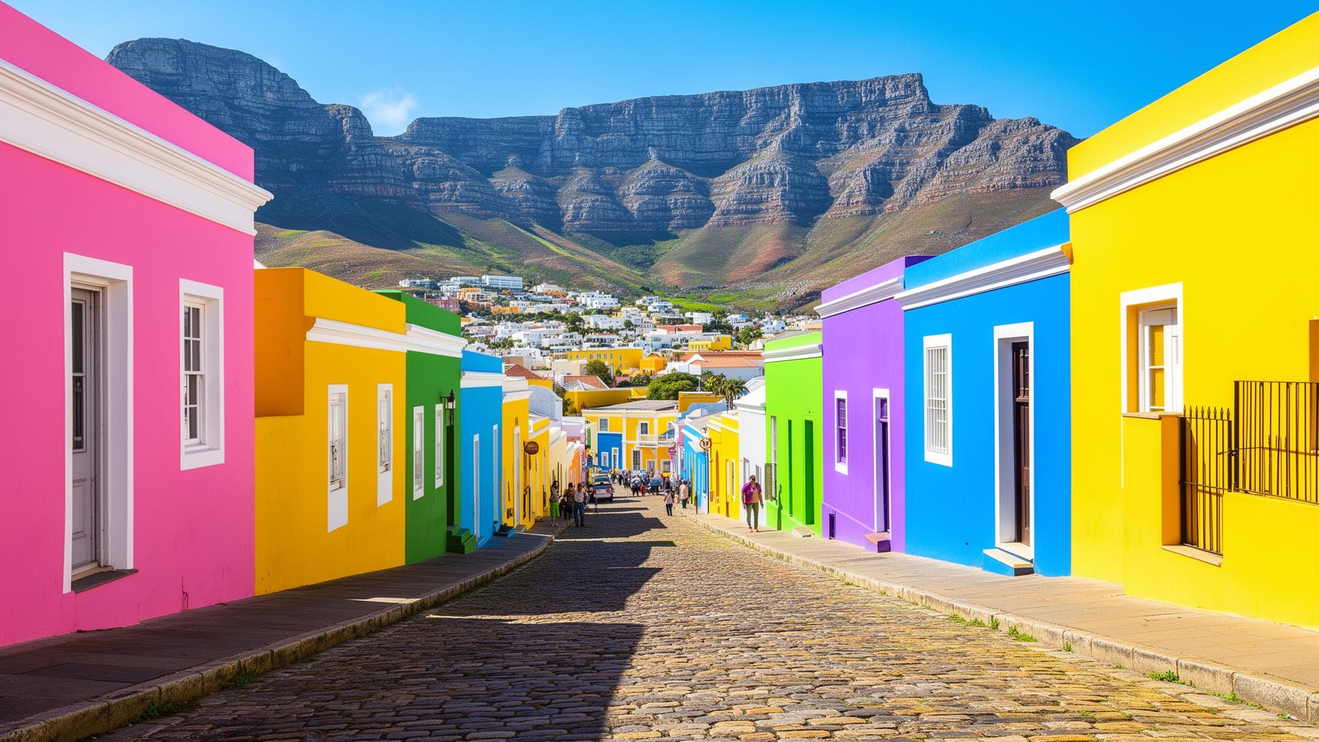 Bo-Kaap colorful houses