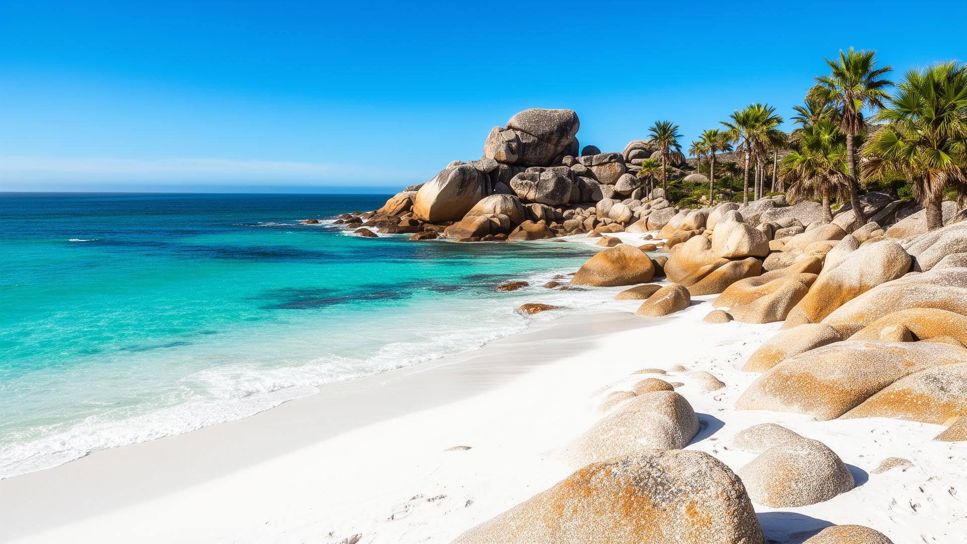 Clifton Beach turquoise waters